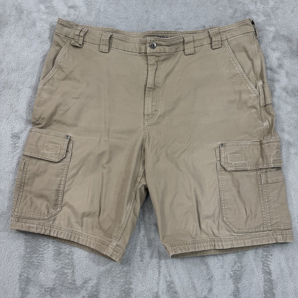 Duluth‎ Trading Flex Fire Hose Shorts Mens 46 Canvas Gusset Hammer 10.5" Inseam